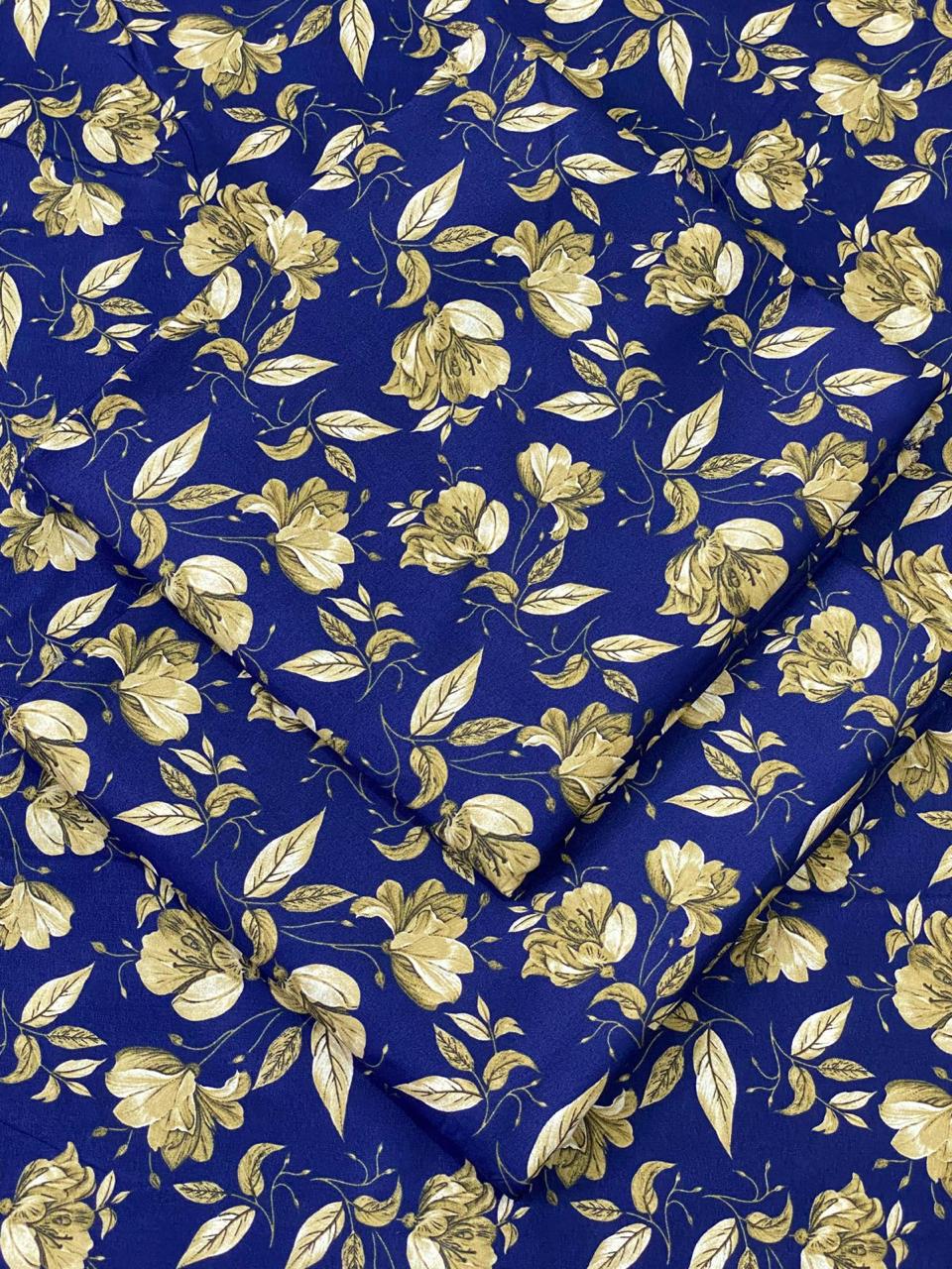 FLORAL PRINTED UNSTITCHED 2PC D-022