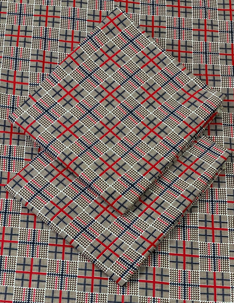 FLORAL PRINTED UNSTITCHED 2PC D-021