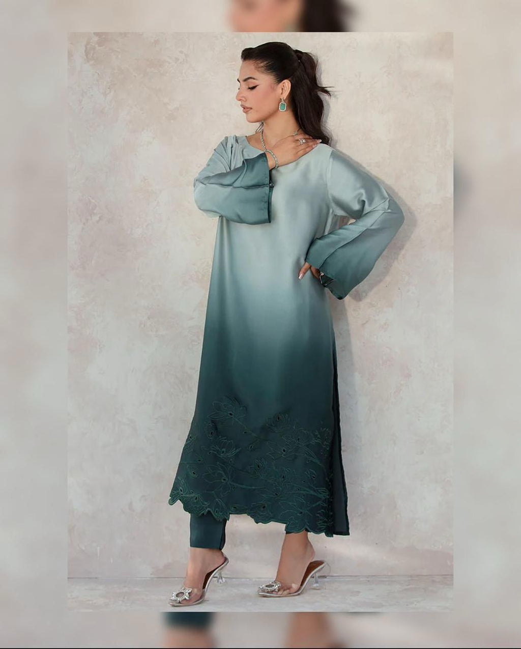 IZNIK SHAMOOZ SILK UNSTITCHED 3PC D-003