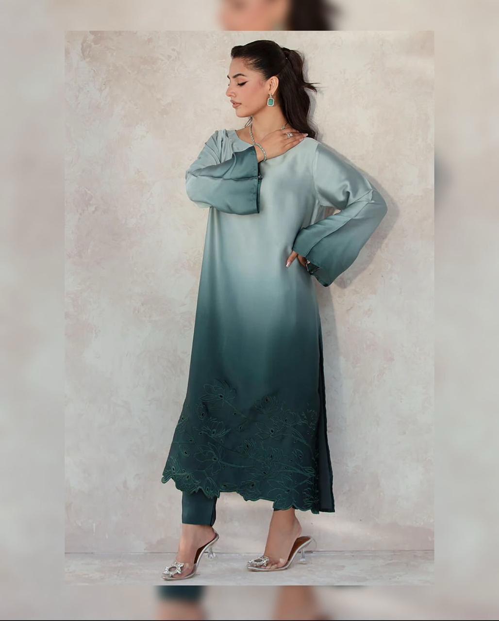 IZNIK SHAMOOZ SILK UNSTITCHED 3PC D-003