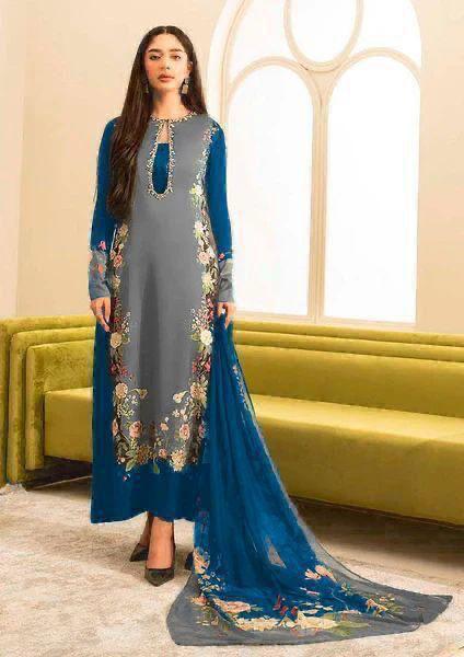 IZNIK SHAMOOZ SILK UNSTITCHED 3PC D-012