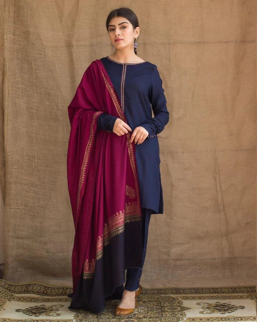 ASLING DHANAK 3PC | EMBROIDERY | D#2111