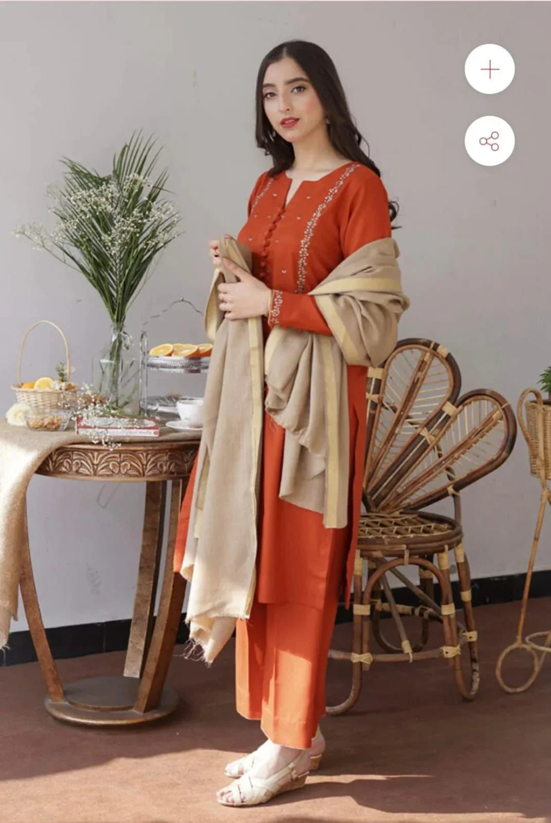 ASLING DHANAK 3PC | EMBROIDERY | D#3355