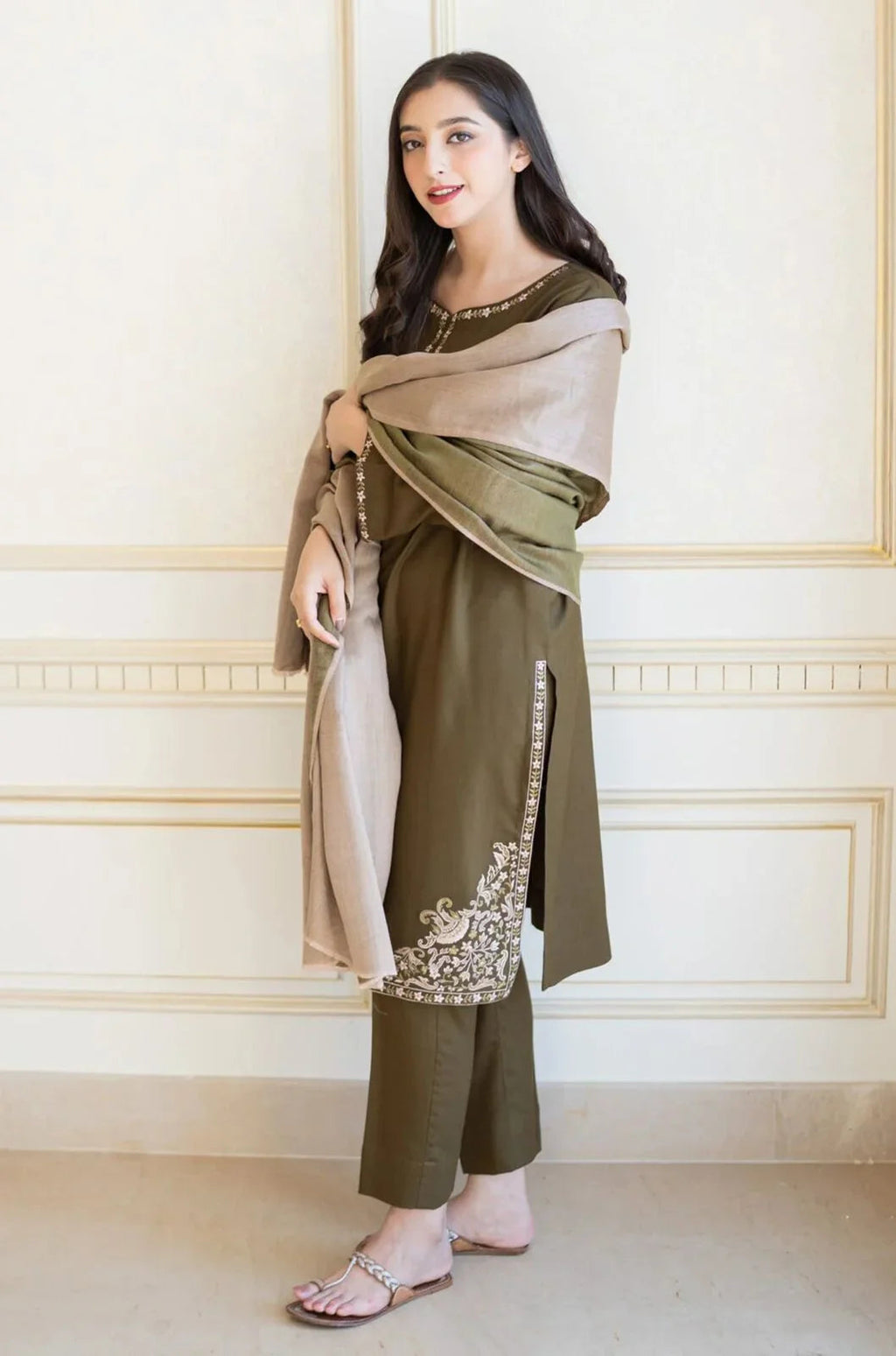 ASLING DHANAK 3PC | EMBROIDERY | D#3215