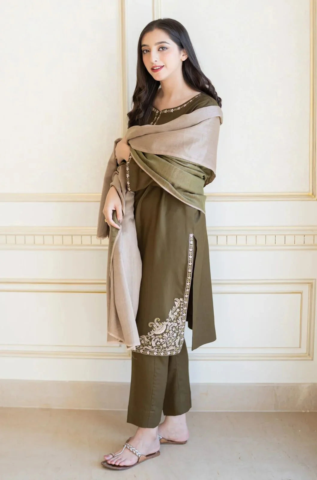 ASLING DHANAK 3PC | EMBROIDERY | D#3215